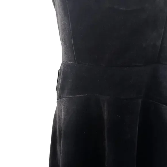 New with Tags Express Black Velvet dress - Large - Picture 9 of 11
